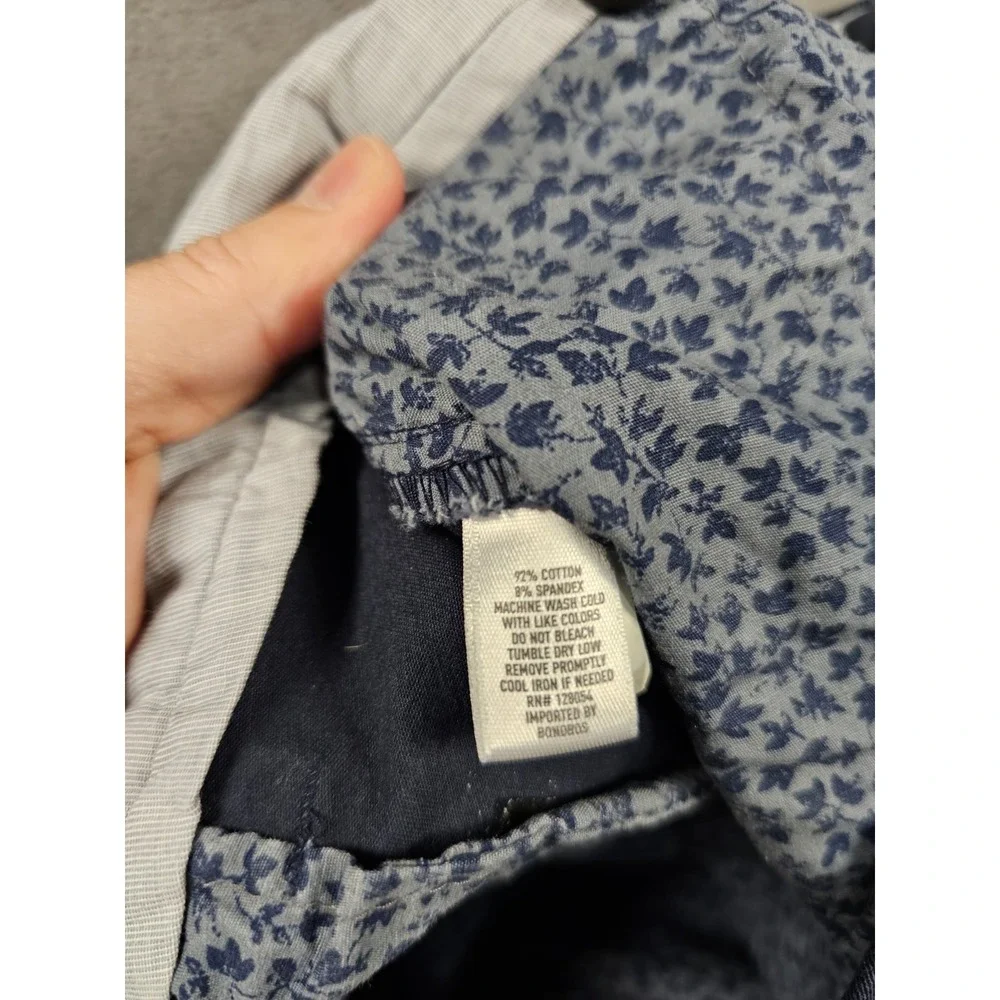 Bonobos Mens 38x32 Slim Taper Original Stretch‎ Twill 5-Pocket Chinos Navy Blue